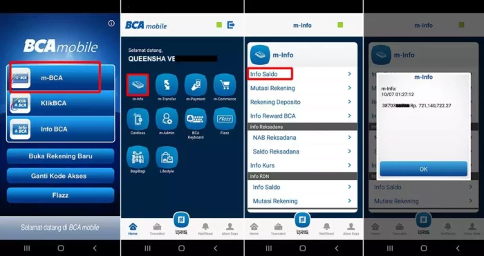 Cara Cek Saldo Di Mobile Banking BCA